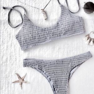 grey bikini set